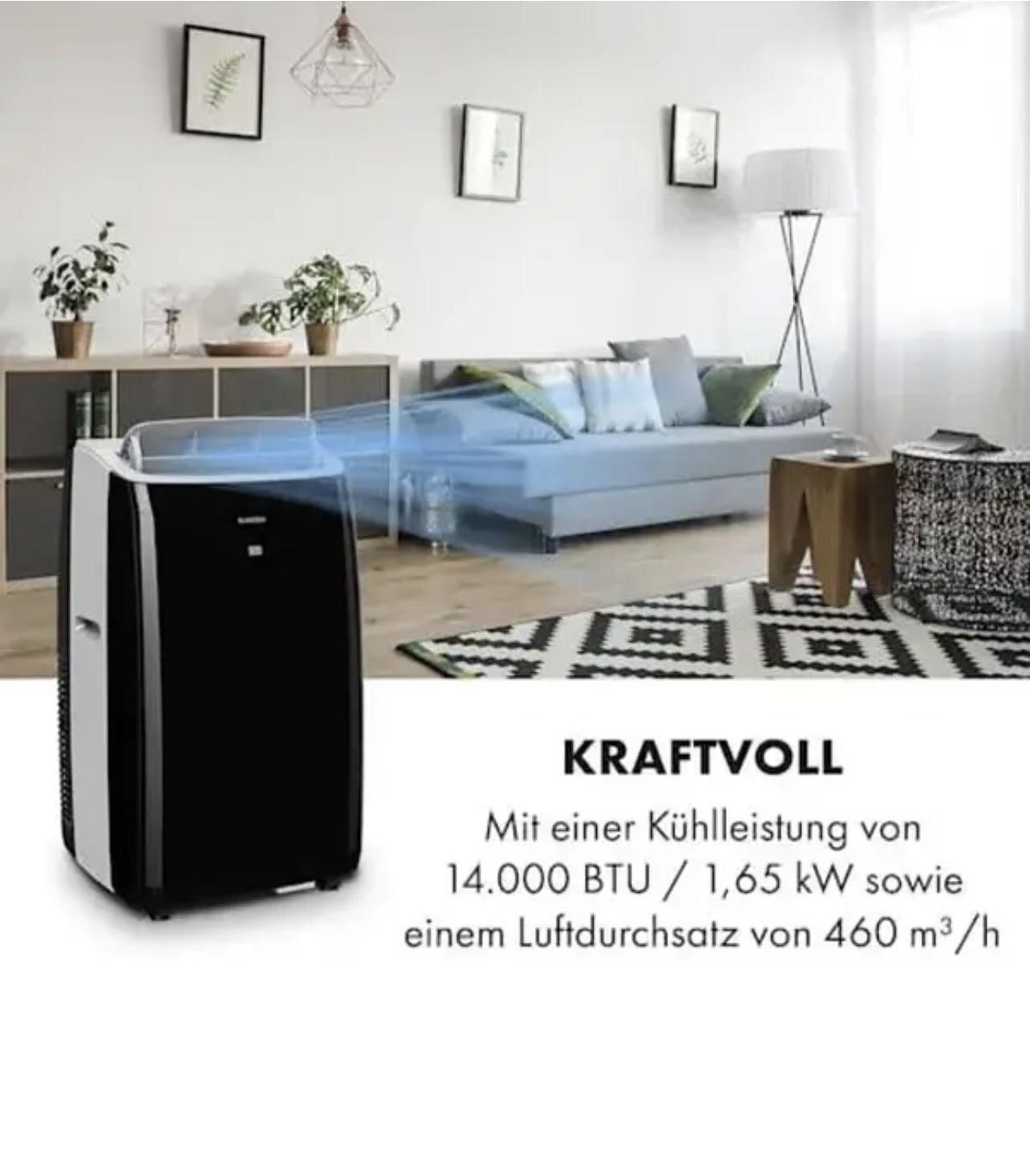 Кондиционер KLARSTEIN Grandbreeze Pro 14K 3в1 460 м3/ч 14 000 БТЭ/4,1 к Вт 68 м2 - фото 2