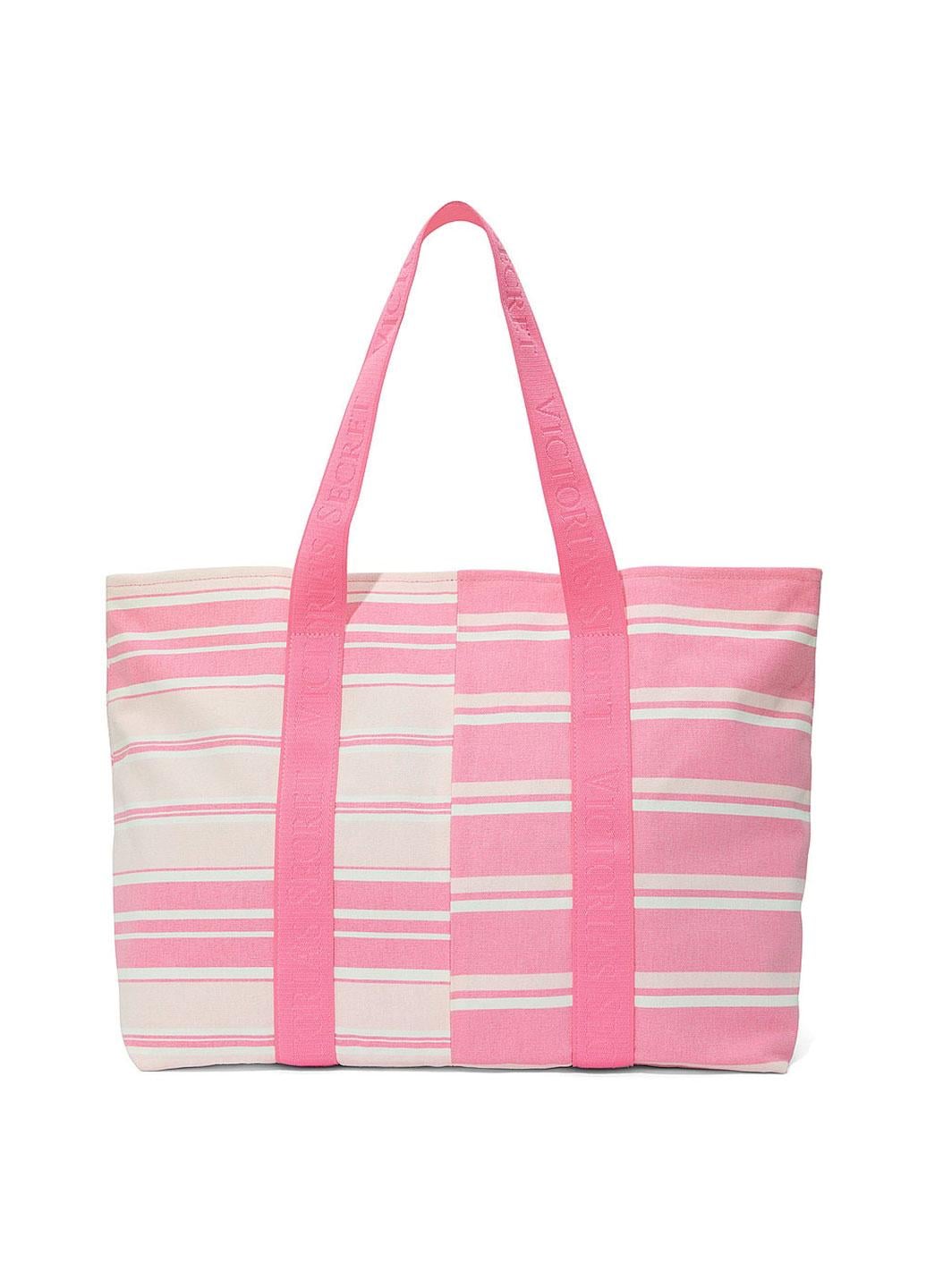 Сумка-шоппер Victoria's Secret Heritage Stripe Canvas Tote Bag 32x50x18 см Розовый (360000435459SPCOS) Сумка-шоппер Victoria's Secret Heritage Stripe Canvas Tote Bag 32x50x18 см Розовый (360000435459SPCOS)