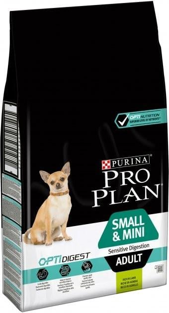 Корм сухой Purina Pro Plan Small&Mini Sensitive Digestion для собак мелких и карликовых пород 7 кг (7613036611329)