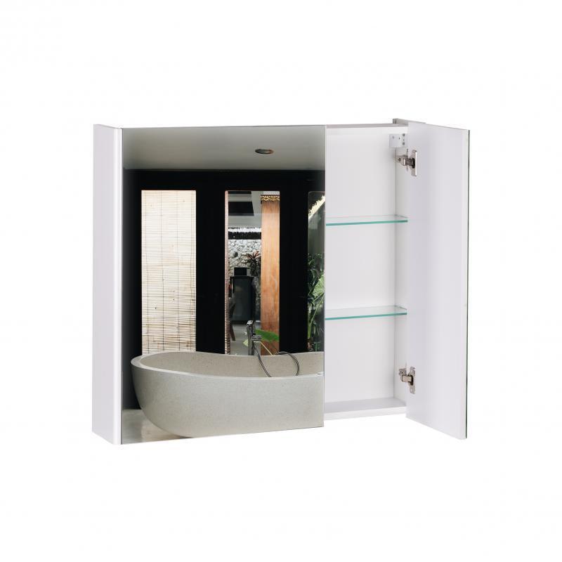 Зеркальный шкаф подвесной Q-tap Scorpio 700х600х145 White QT1477ZP701W Зеркальный шкаф подвесной Q-tap Scorpio 700х600х145 White QT1477ZP701W