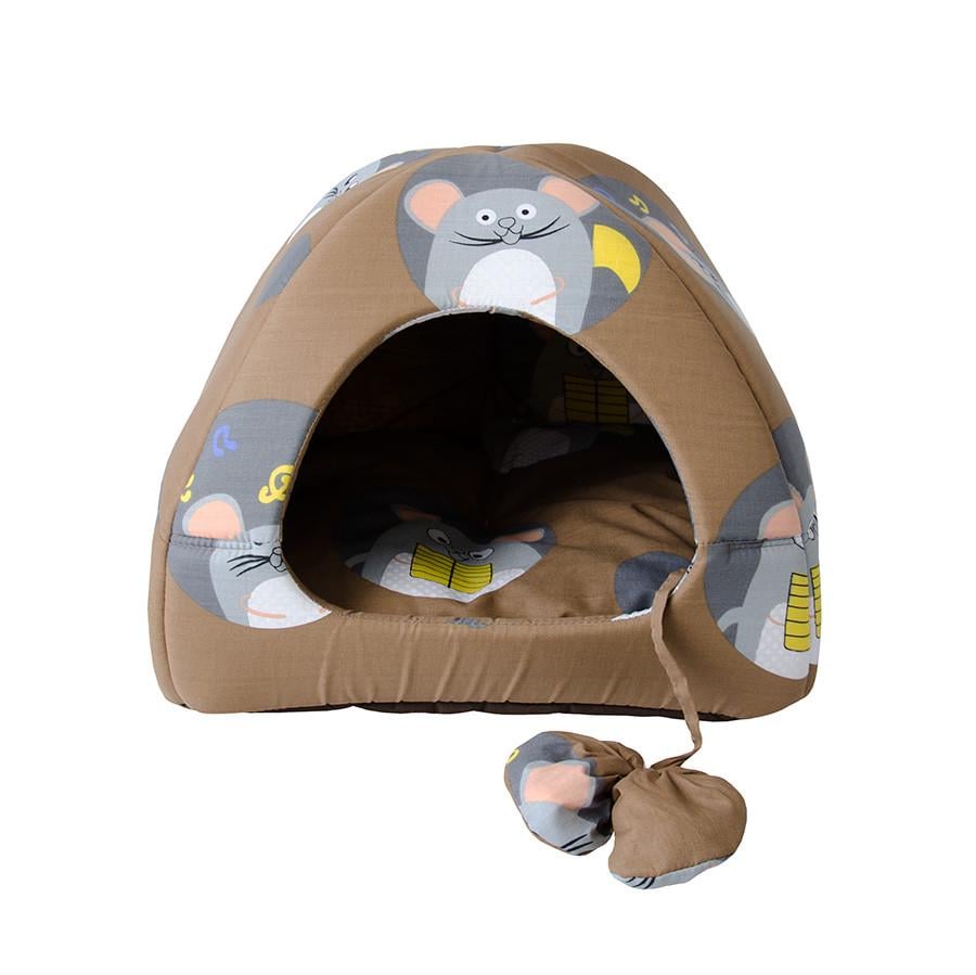 Лежак от Джека Вигвам Мыши ткань Коричневый (2660711371) Лежак от Джека Вигвам Мыши ткань Коричневый (2660711371)