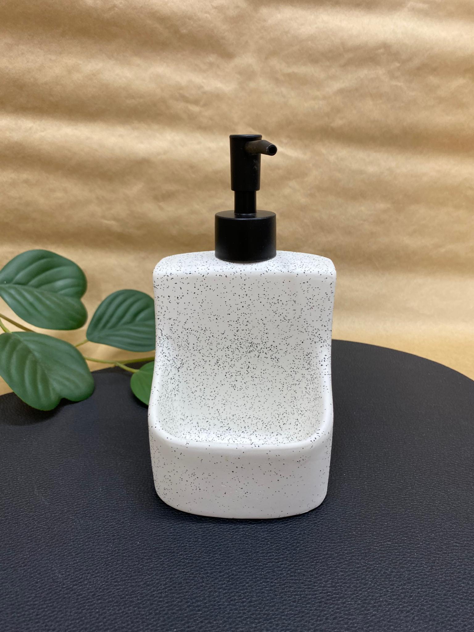 Дозатор для керамического мыла 400 мл Stone White