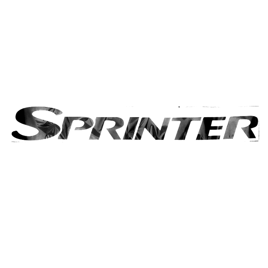 Наклейка лобовое стекло SPRINTER 135x1000 мм Черный (624499)