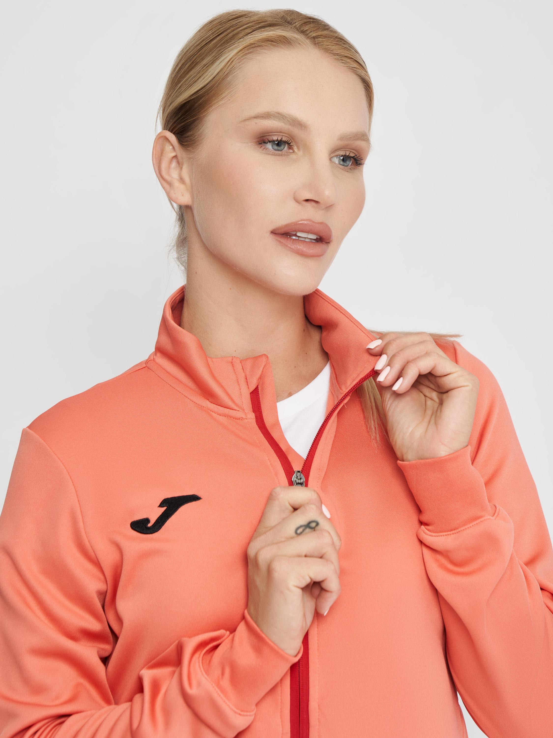 Олімпійка Joma 901679.090 Winner Ii Full Zip Sweatshirt S Fluor Orange (8445456385851) - фото 4