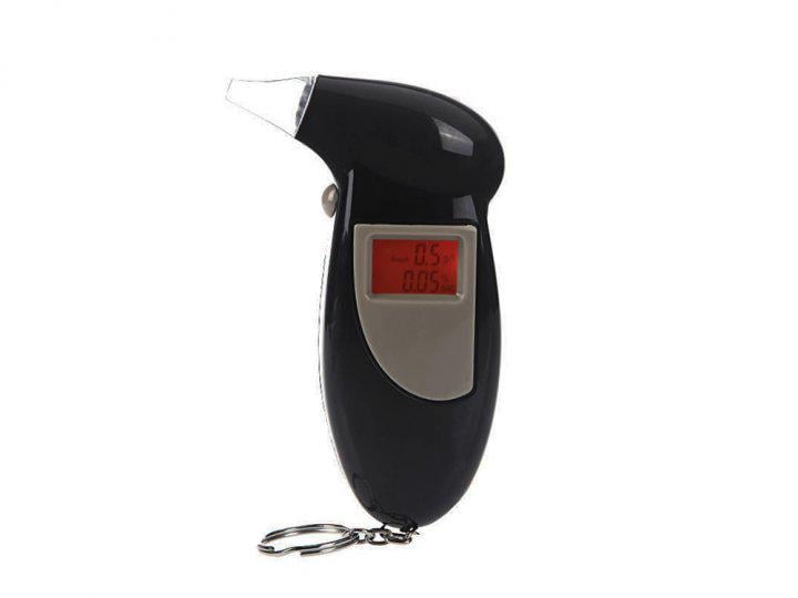 Алкотестер Digital Breath Alcohol Tester кишеньковий Цифровий драгер із підсвіткою та 4 мундштуки (28638) - фото 4