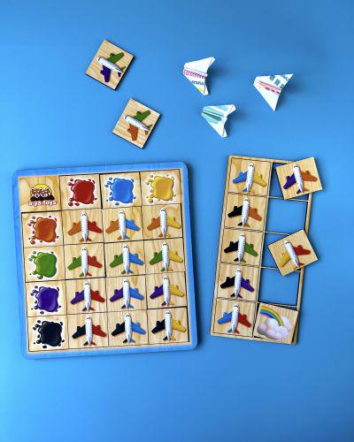 Пазл-сортер Самолеты: цвета (192774) - фото 4