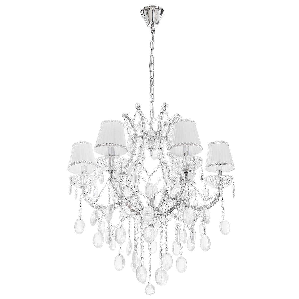 Люстра подвесная хрустальная классическая Brille BCL-360S/7 E14 CH