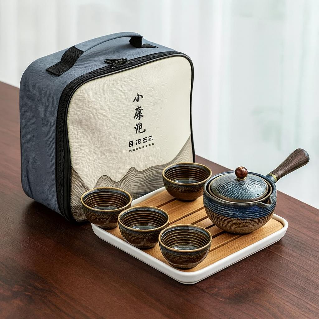 Чайний набір Гунфу ча для подорожей 6 пр. (716106) Чайний набір Гунфу ча для подорожей 6 пр. (716106)