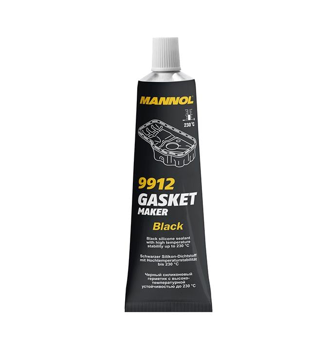 Герметик автомобільний силіконовий Mannol 9912 Gasket Maker 85 г Black