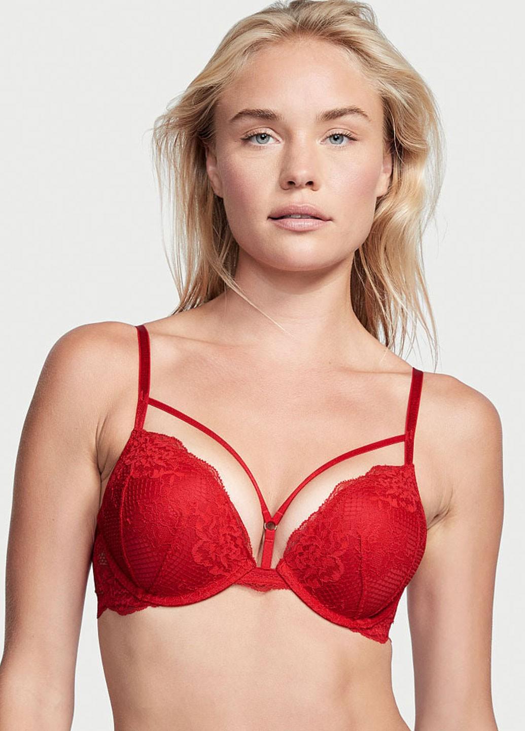 Бюстгальтер Victoria's Secret 34AA Красный (7040234679QD434AA)
