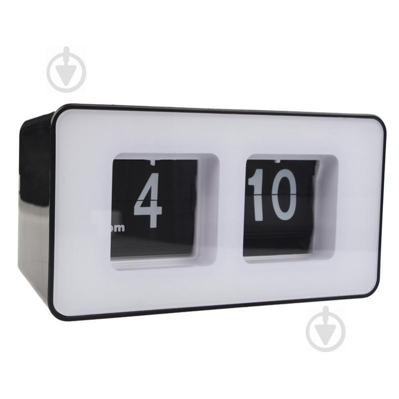 Перекидные часы Flip Clock настольные Черно-белые (FC-7B)