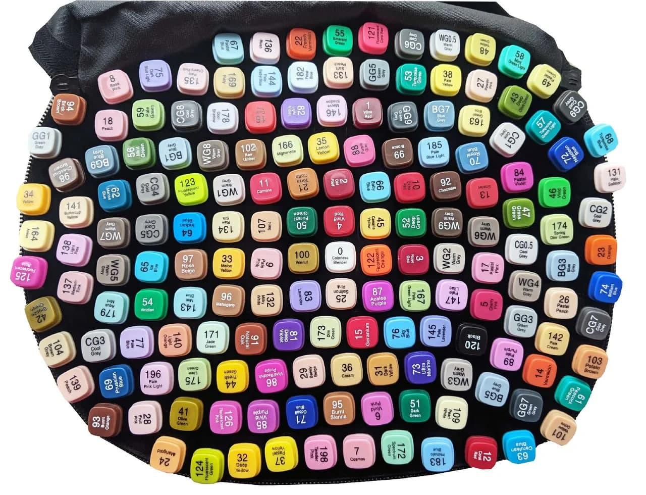 Набір скетч-маркерів Touch Qiuci 168 шт. (TOUCH168-Q) - фото 6 Набір скетч-маркерів Touch Qiuci 168 шт. (TOUCH168-Q) - фото 6