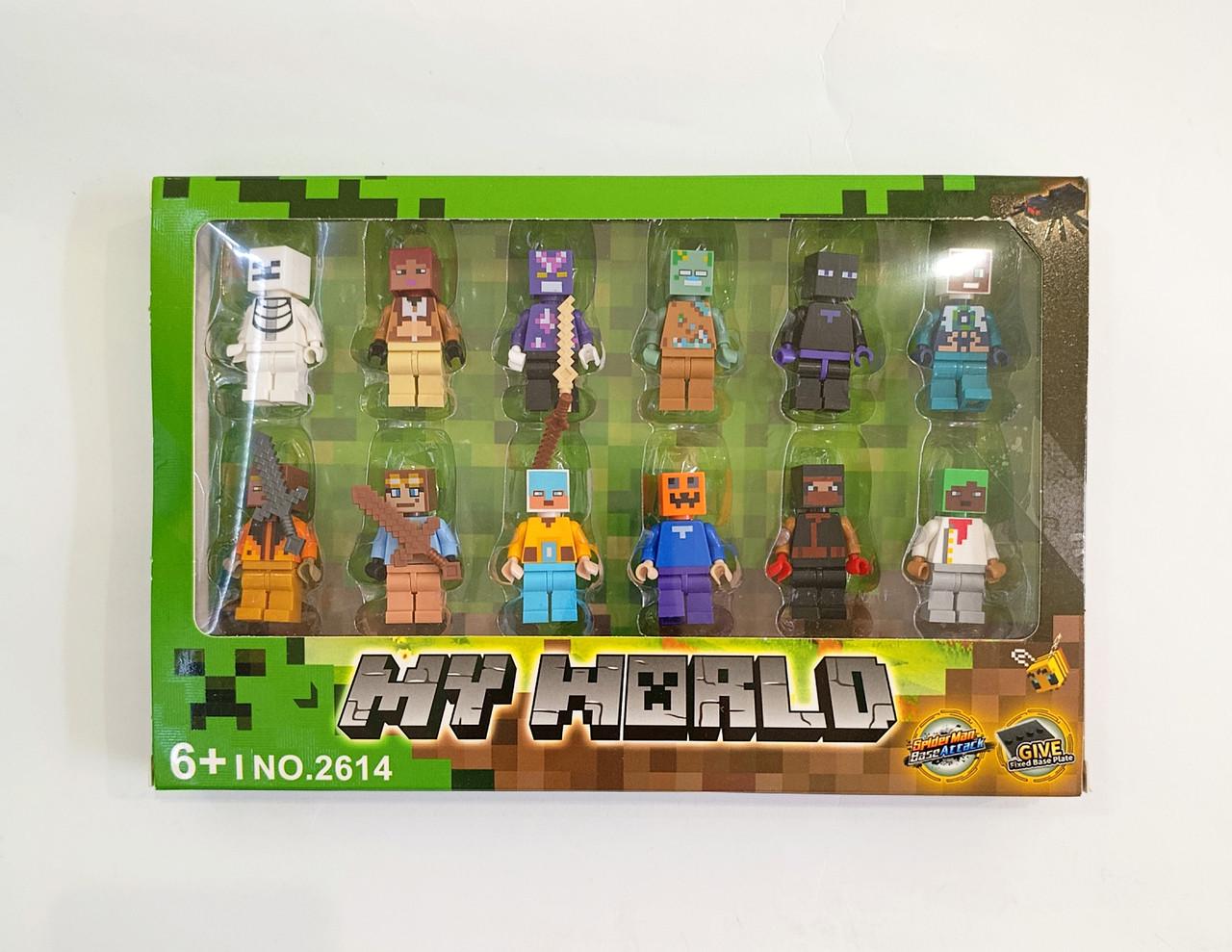 Набор фигурок Майнкрафт My world 12 шт. - фото 5