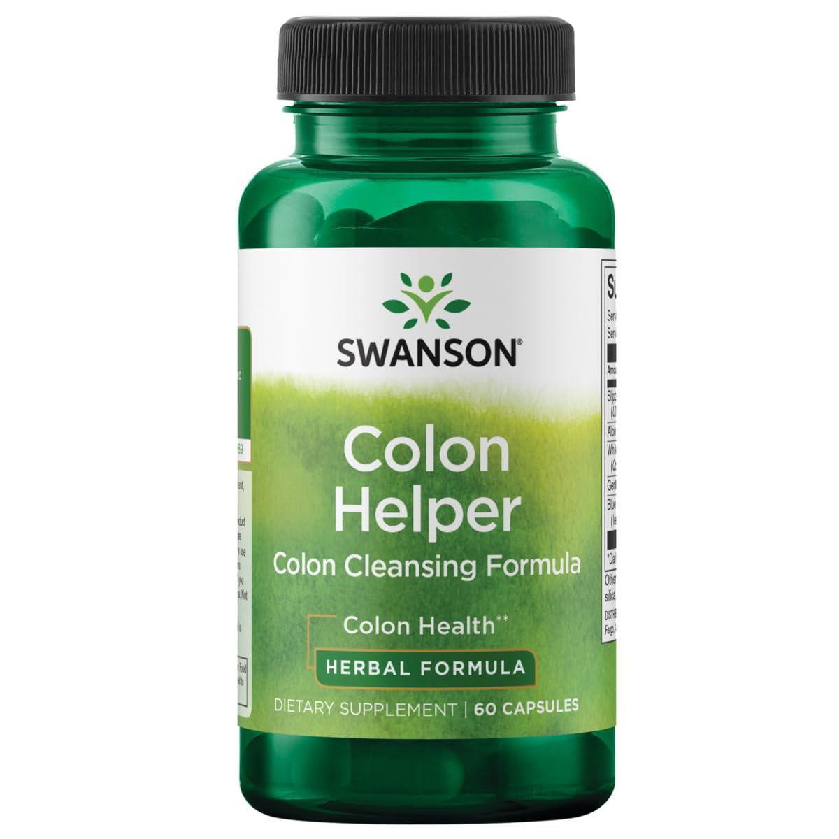 Очистка кишечника Swanson Colon Helper 60 капс.