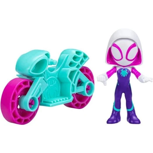 Игровая фигурка Hasbro Марвел Spidey and His Amazing Friends Спайди и Байк (F3714)