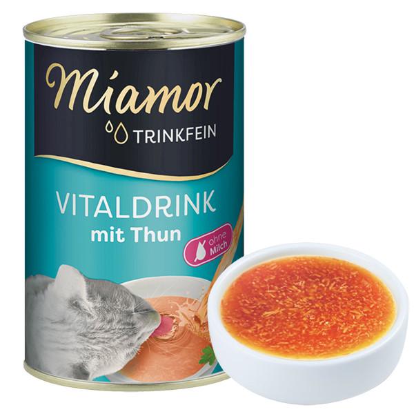 Влажный корм консервы для котов Miamor Vitaldrink mit Thun бульон с тунцом банка 135 г (74363)