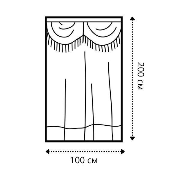 Штора Двухслойная антимоскитная C00883-1 обеспечивая эффективную защиту от насекомых Кофейный - фото 5