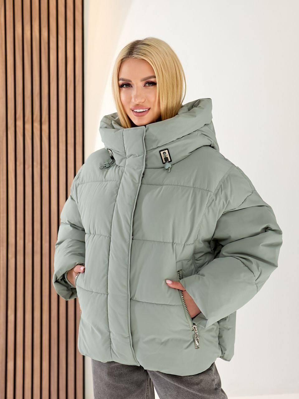 Куртка женская зимняя до -30°С XL-XXL Оливковый (OV-8157OL-XL-XXL) - фото 3 Куртка женская зимняя до -30°С XL-XXL Оливковый (OV-8157OL-XL-XXL) - фото 3