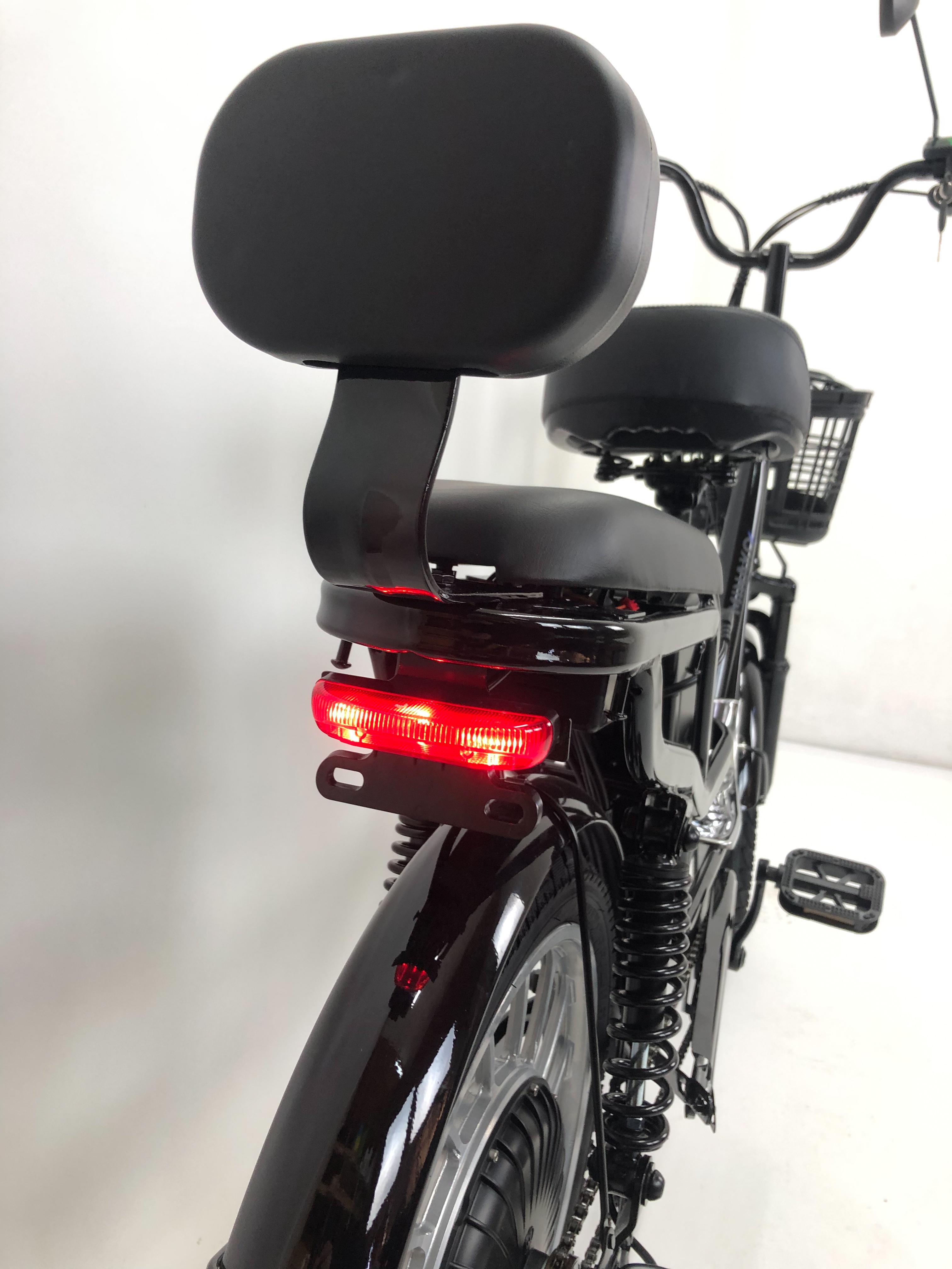 Електровелосипед двомісний MINAKO V6 1000W 48V 21Ah з PASS-системою та кошиком - фото 9 Електровелосипед двомісний MINAKO V6 1000W 48V 21Ah з PASS-системою та кошиком - фото 9