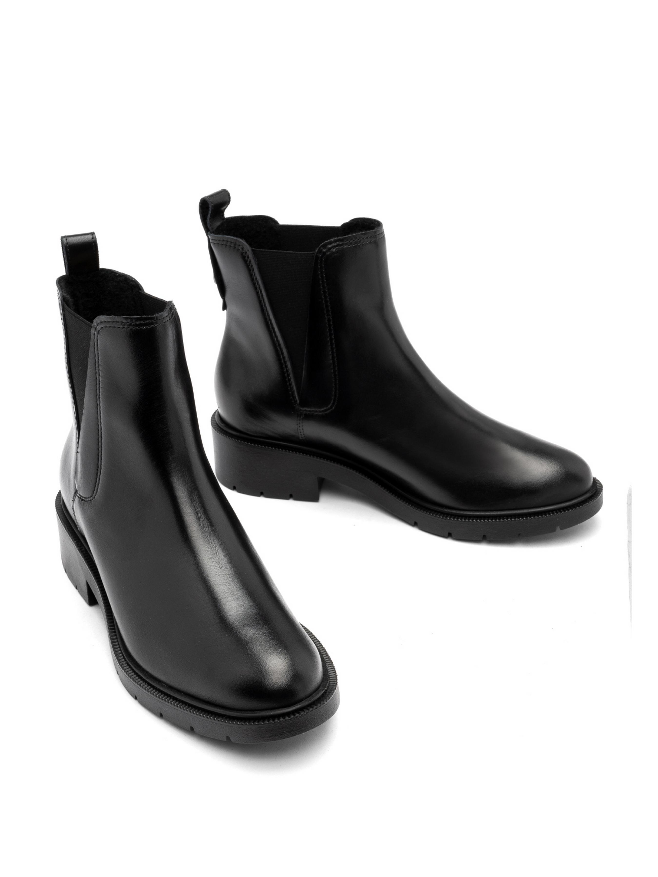 Ботинки челси кожаные женские RYLKO р. 37 Черный (A3VF7_X_ _TC3)