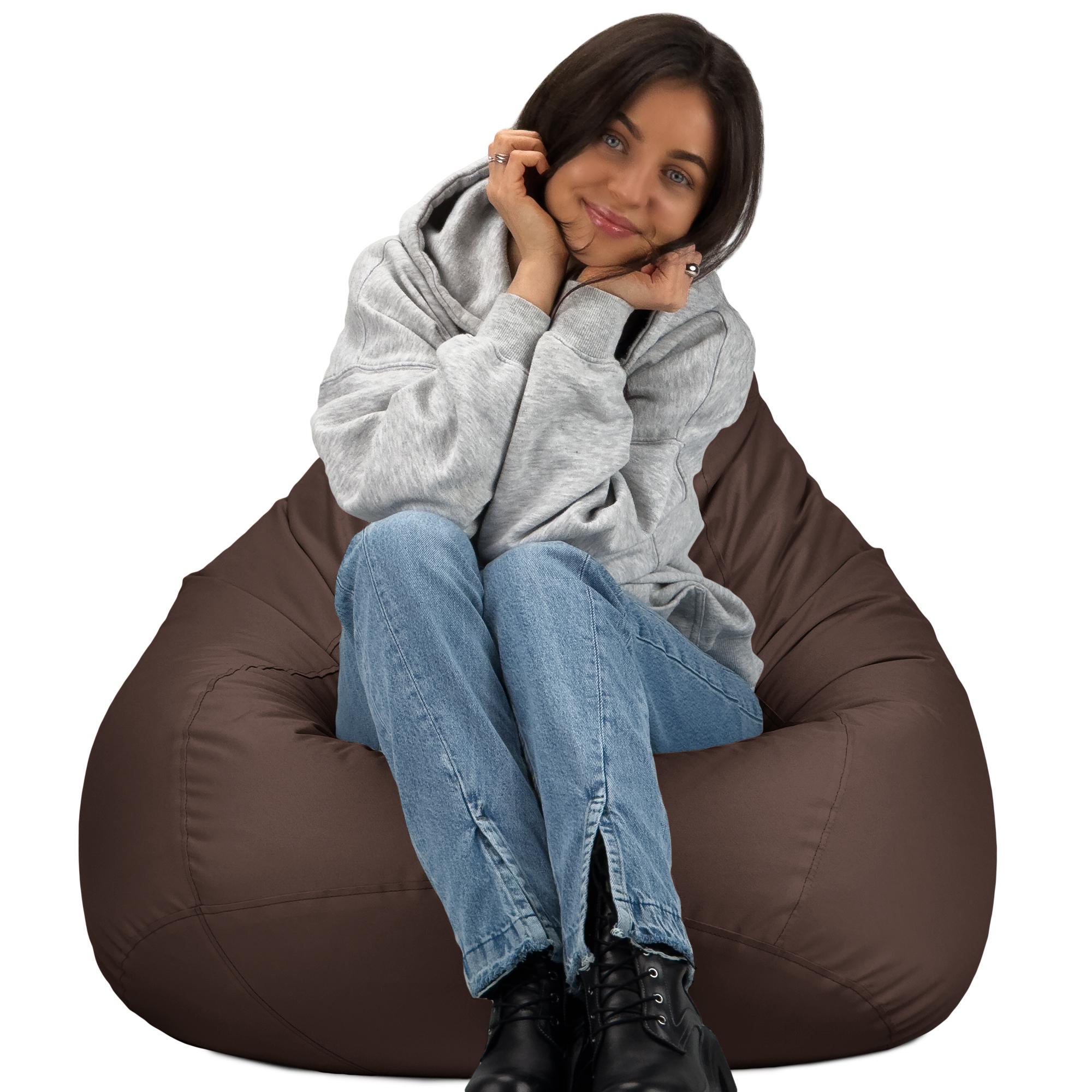 Кресло-мешок Студия Комфорта Груша оксфорд флекс 120х85 см Коричневый (9012213) - фото 5 Кресло-мешок Студия Комфорта Груша оксфорд флекс 120х85 см Коричневый (9012213) - фото 5