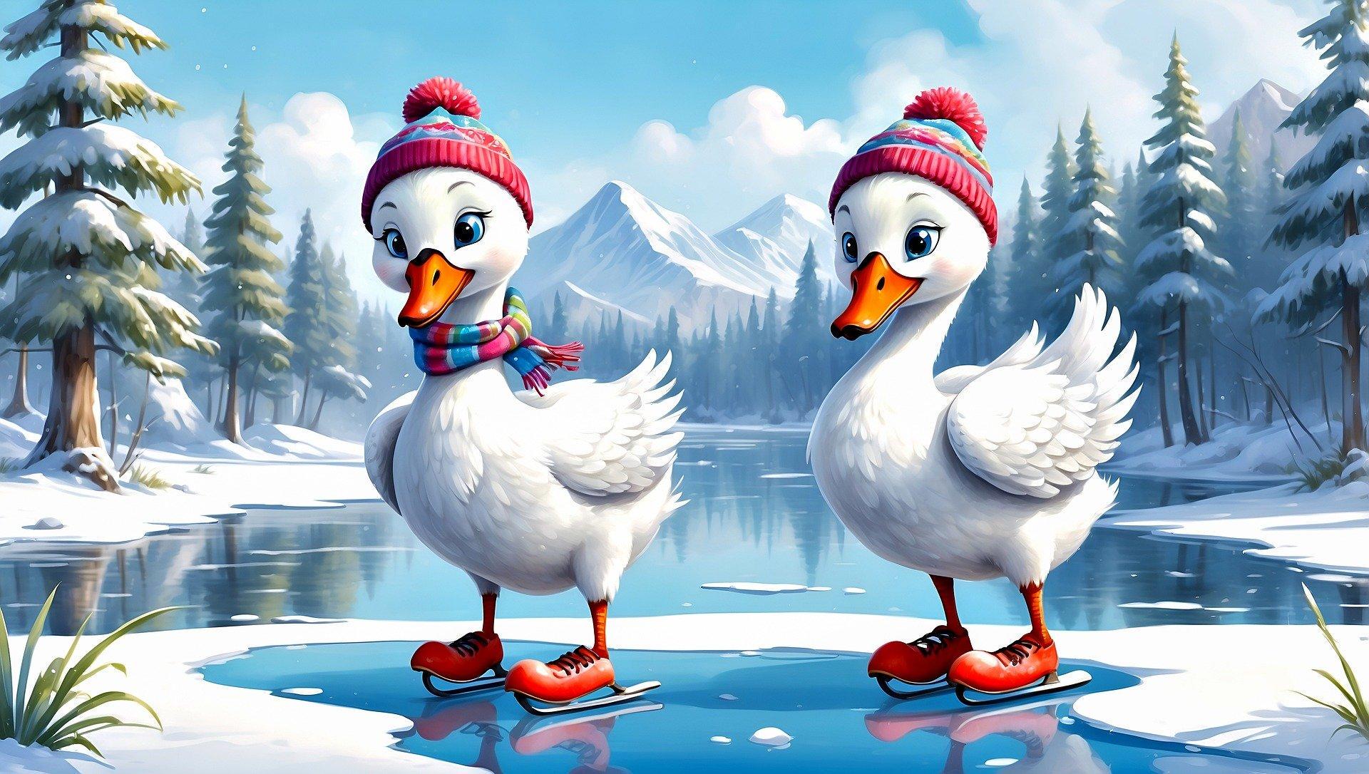 Пазл дерев'яний фігурний лебеді А3 200 ел. Пазл дерев'яний фігурний лебеді А3 200 ел.