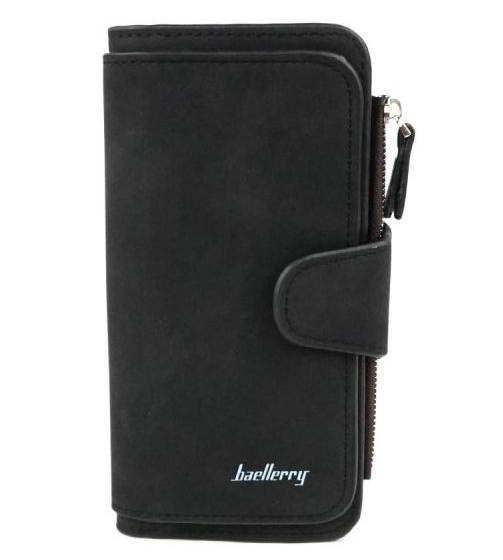 Кошелек женский Baellerry N2345 19x10 см Черный (6a7bb13c)