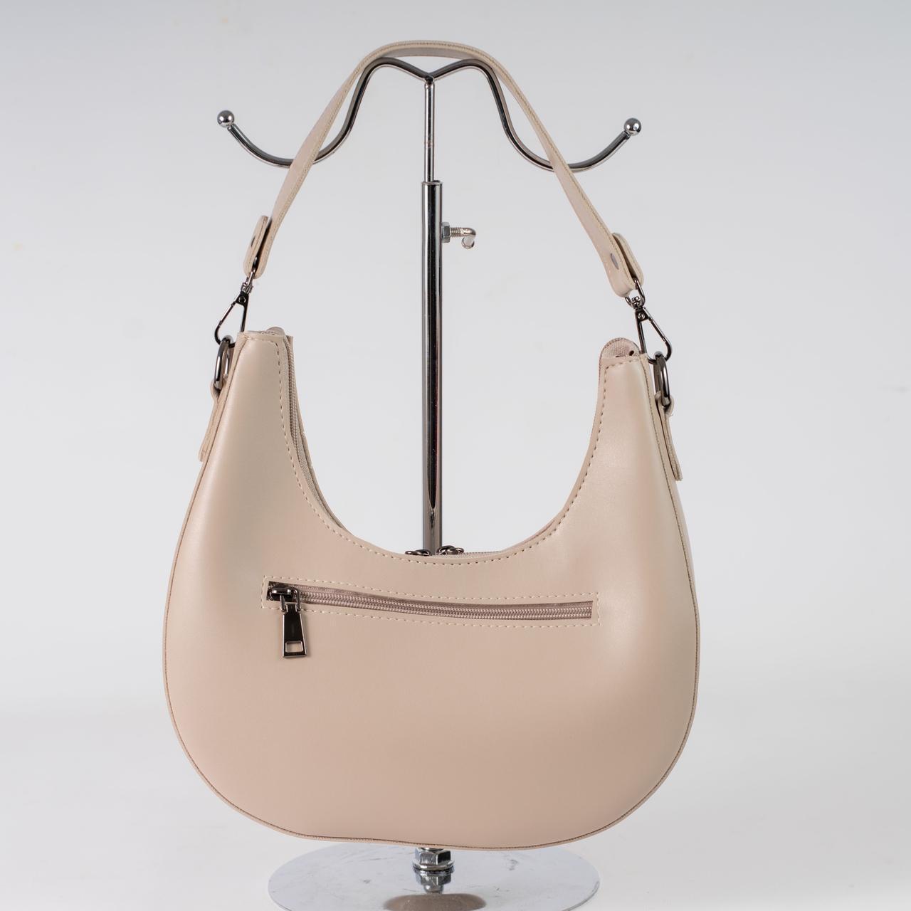 Сумка женская багет XENIA № 30-24 Бежевый - фото 3