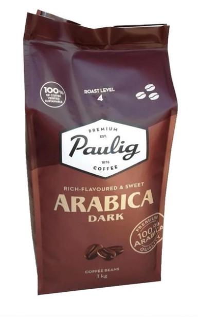 Кава в зернах Paulig ARABICA DARK 100% Арабіка 1 кг