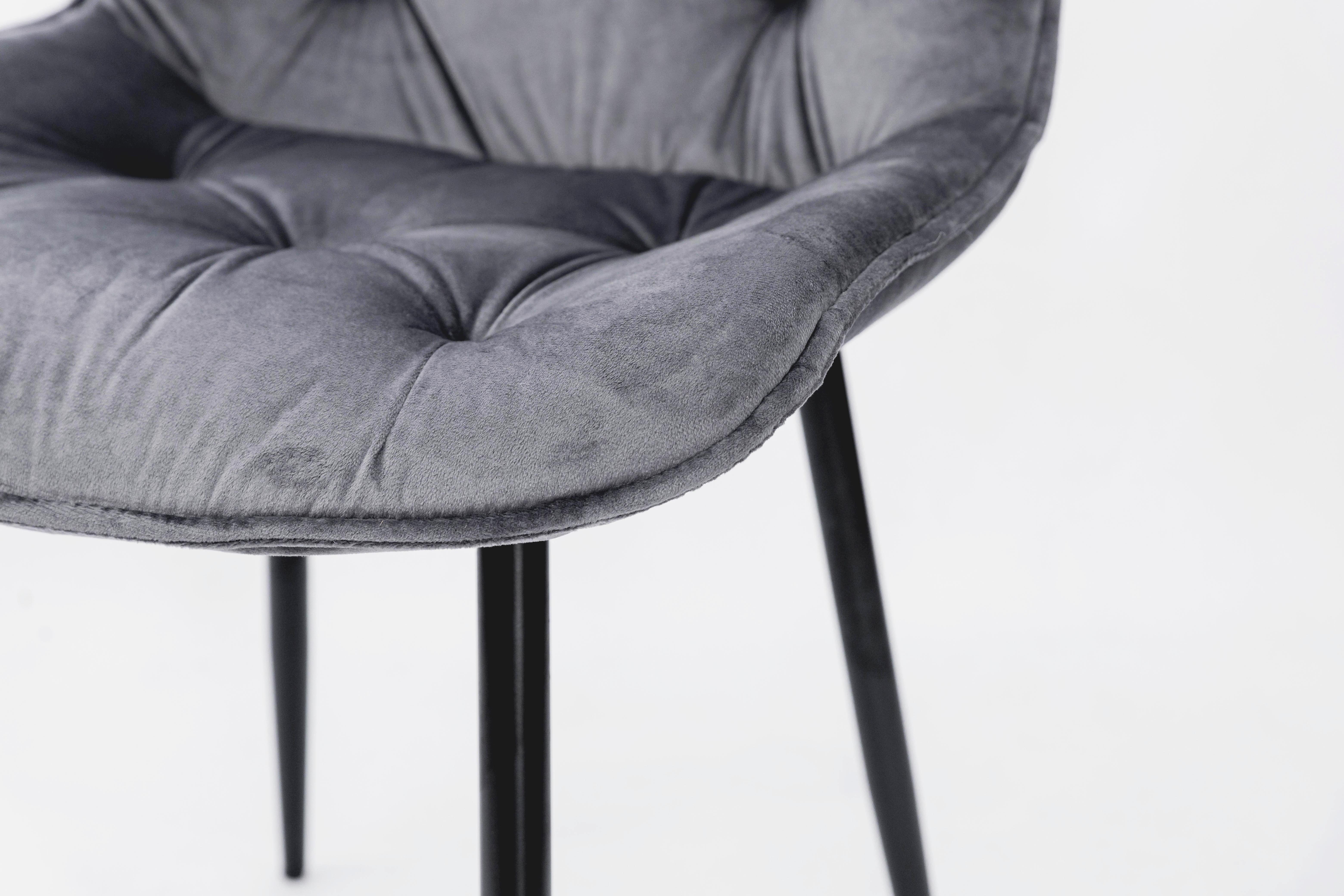 Стілець для кухні та вітальні ГРЕЙС Прадо 490х890х500 мм Чорний/Сірий (GAА0053275) - фото 6 Стілець для кухні та вітальні ГРЕЙС Прадо 490х890х500 мм Чорний/Сірий (GAА0053275) - фото 6