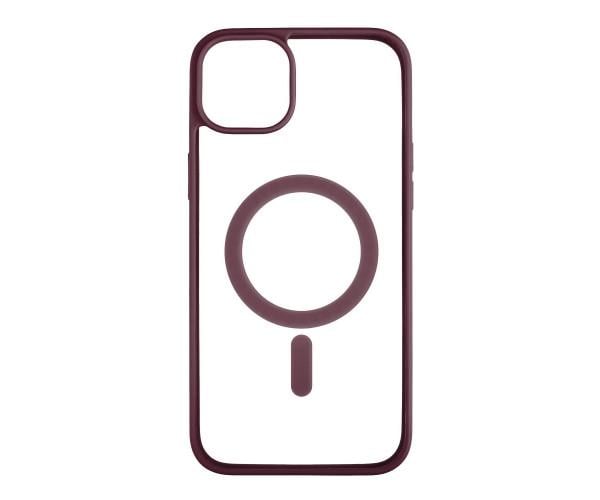 Чохол-накладка Color + MagSafe для Apple iPhone 14 Plus 07, Bordo