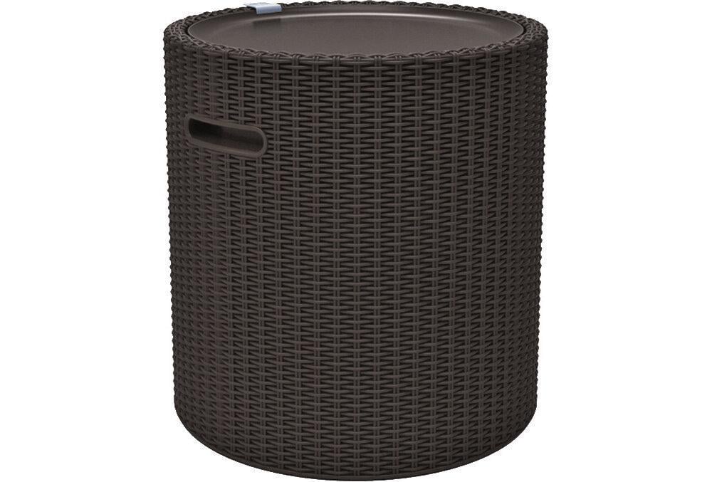 Садовый стол-ящик для хранения KETER Cool Stool 230904 39х39х43 см Коричневый (36900395)