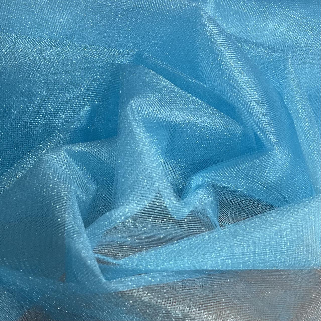 Сетка фатин №027 Голубой (24479191) - фото 2