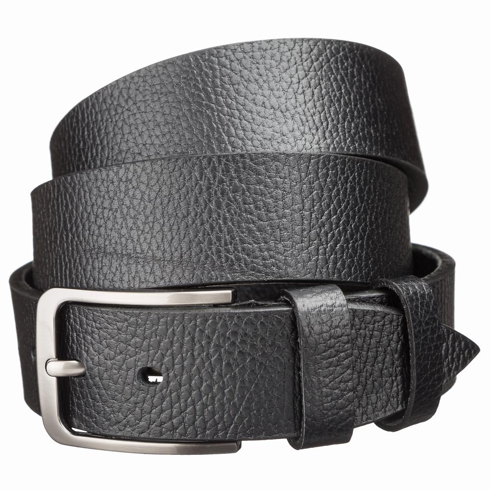 Чоловік ремінь Maybik 15247 шкіряний Чорний