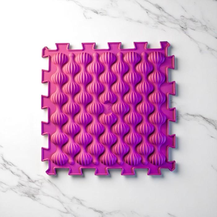 Килимок масажний пазл мушлі 1 ел. Рожевий - фото 2