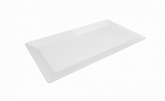 Поднос из поликарбоната 34х18 см термостойкость -20...+70°С прямоугольный Белый (53062)