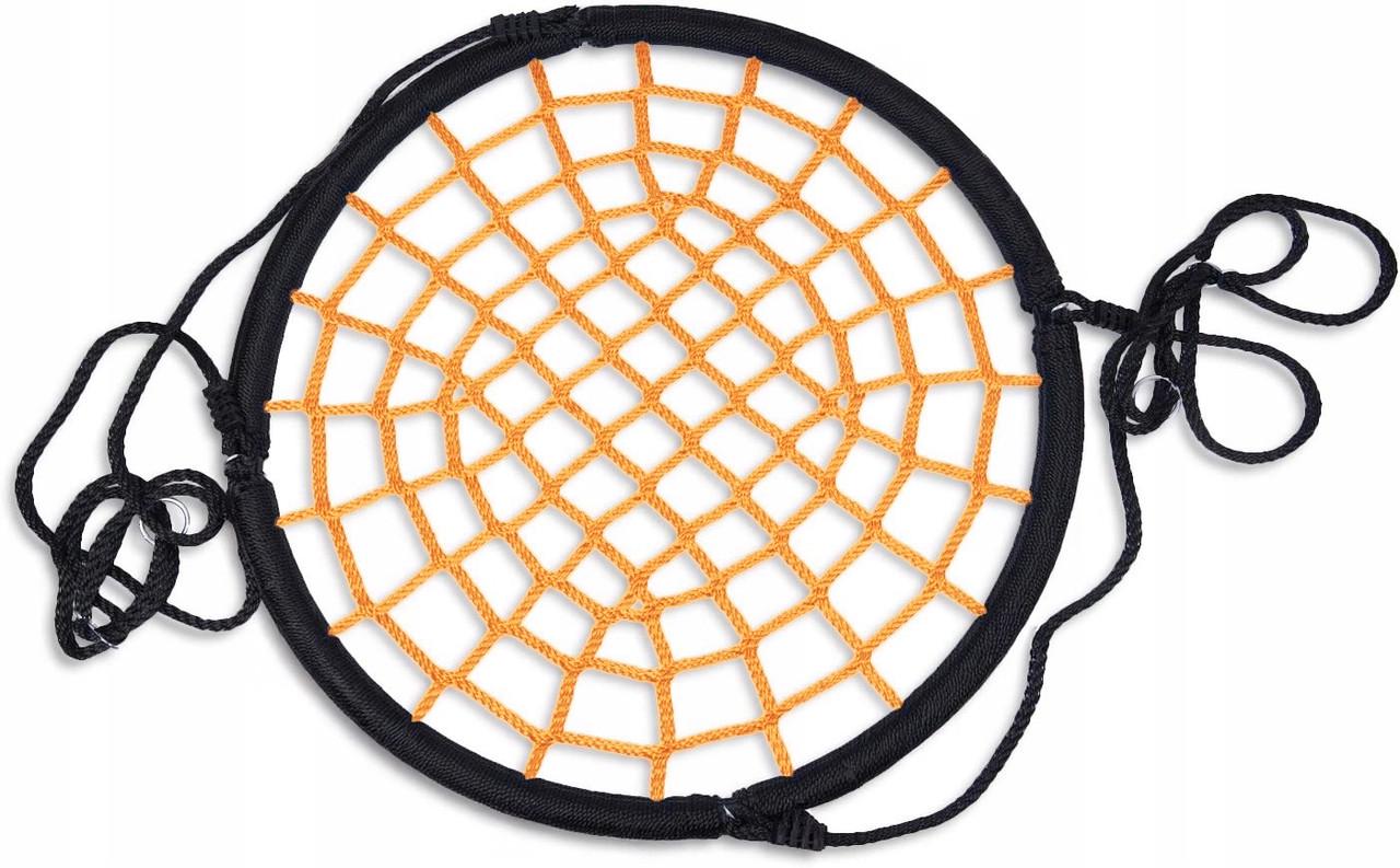 Гойдалка дитяча WCG Nest з плетеним канатним сидінням 120 см Жовтий (W-416Y0) - фото 1 Гойдалка дитяча WCG Nest з плетеним канатним сидінням 120 см Жовтий (W-416Y0) - фото 1