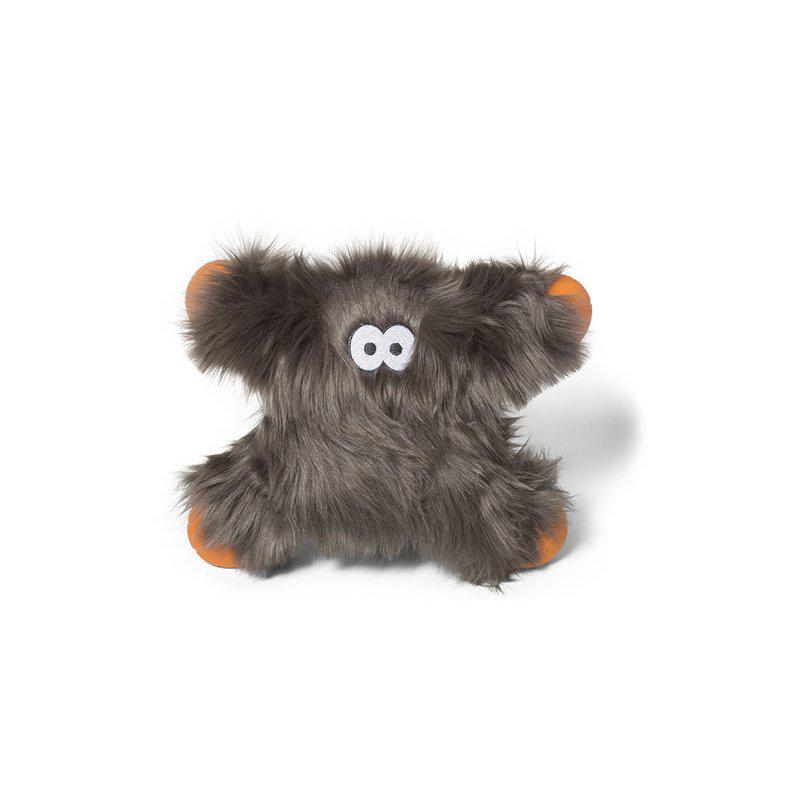 Игрушка пищалка для собак Lincoln Pewter Fur пушистый Серебряно-коричневый 23 см