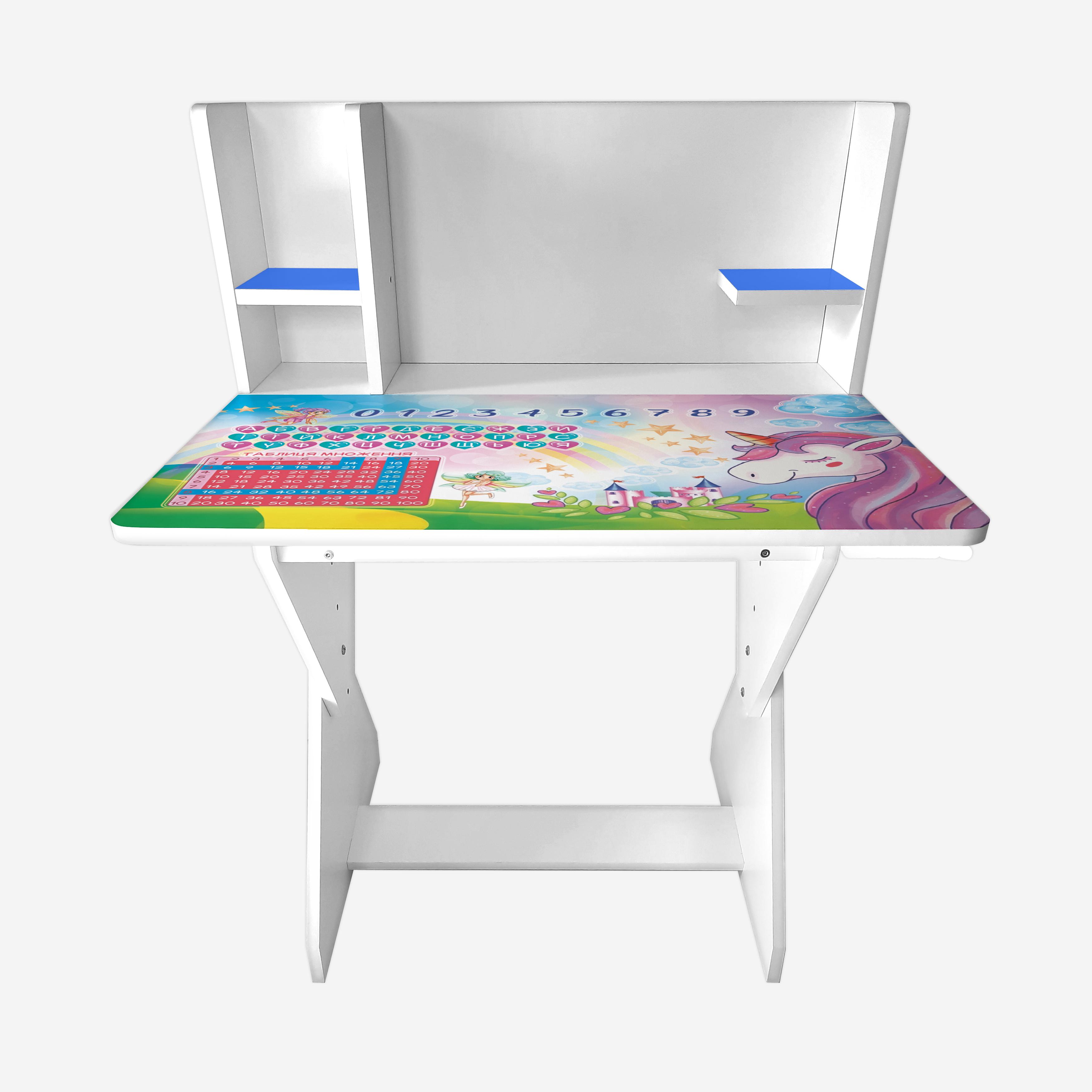 Парта зі стільчиком Єдиноріг П03 зі збільшеною стільницею (1251116) - фото 2
