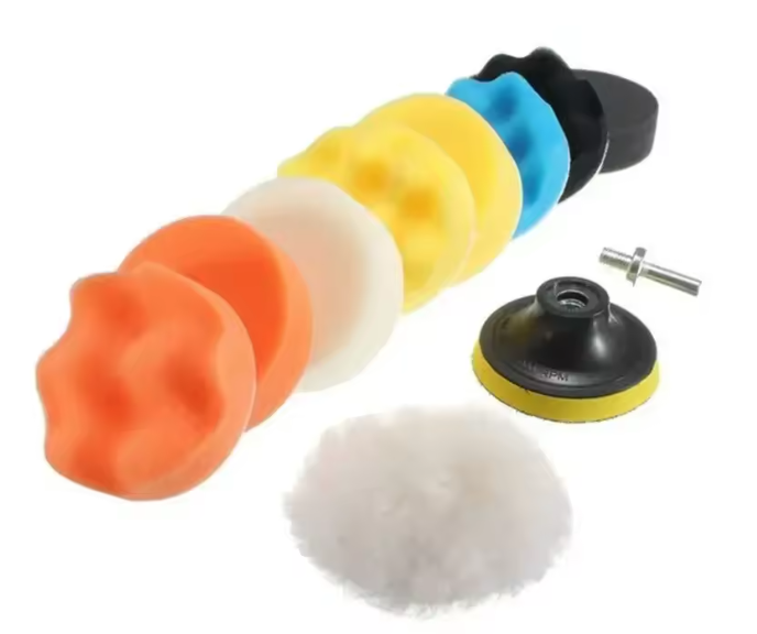 Набір насадок на дриль 7,5 см для полірування авто з шліфувальним диском 10в1 Multicolor (0dae6084) Набір насадок на дриль 7,5 см для полірування авто з шліфувальним диском 10в1 Multicolor (0dae6084)