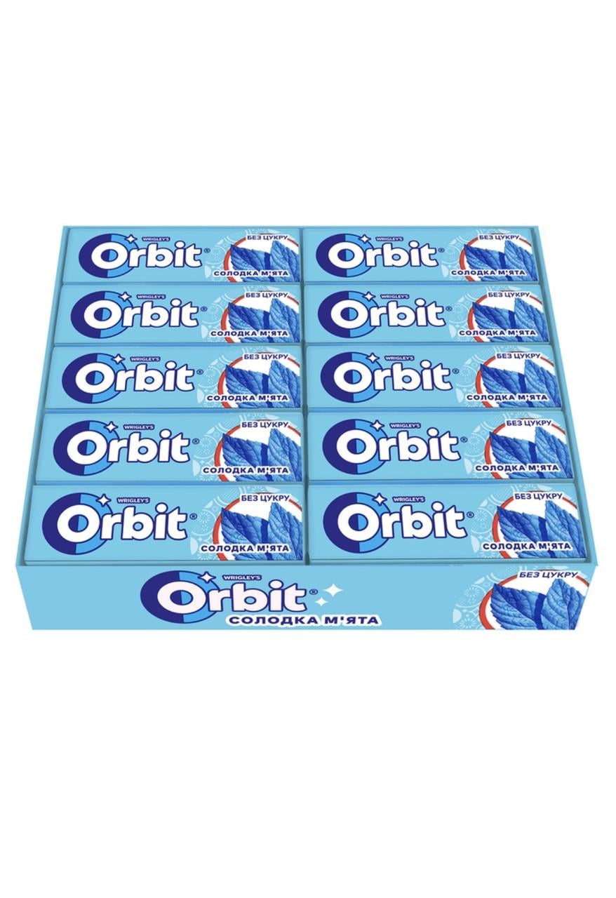 Жевательная резинка Orbit Сладкая мята 14 г 30 шт.