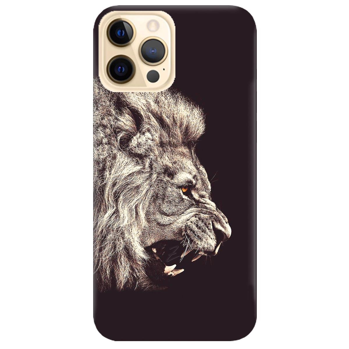 Силиконовый чехол Zorrov для Apple iPhone 12 Pro - Lion (14080040062087174)