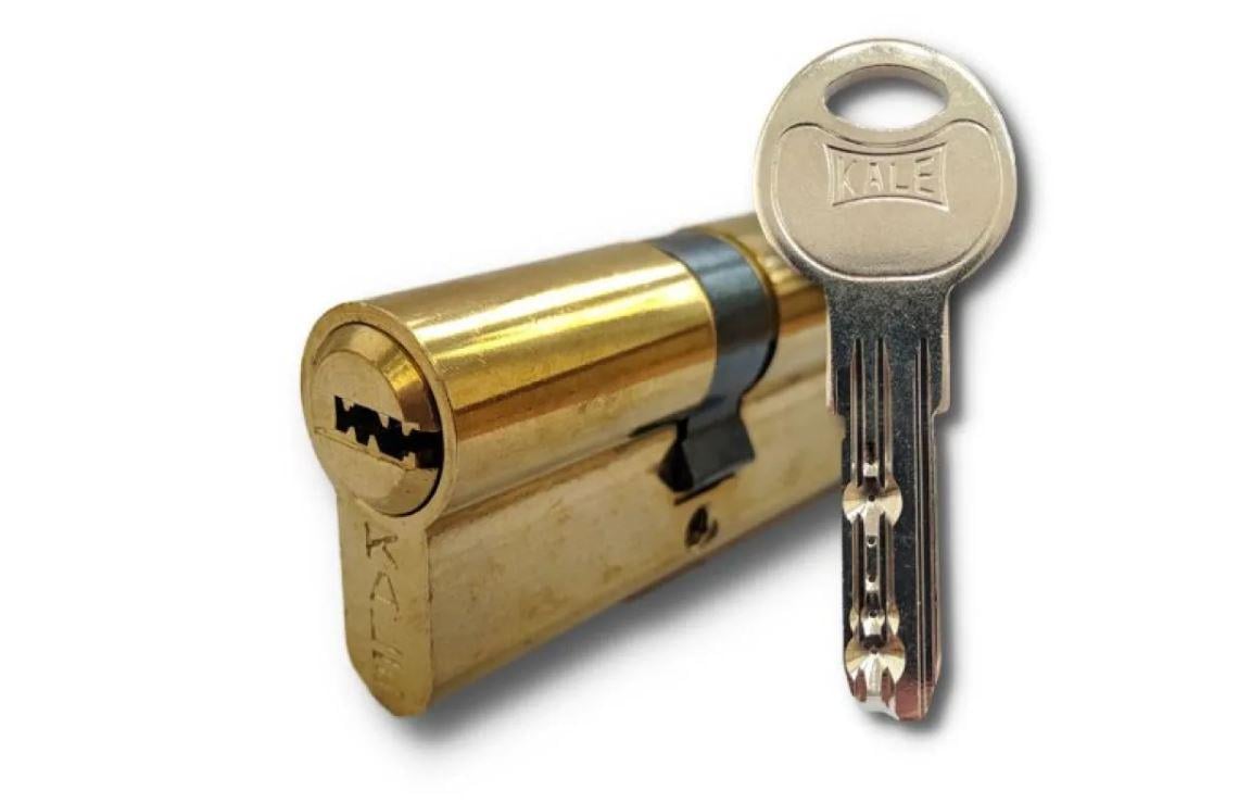 Циліндр Kale 164SNC 90 мм 5 ключів Латунь Циліндр Kale 164SNC 90 мм 5 ключів Латунь