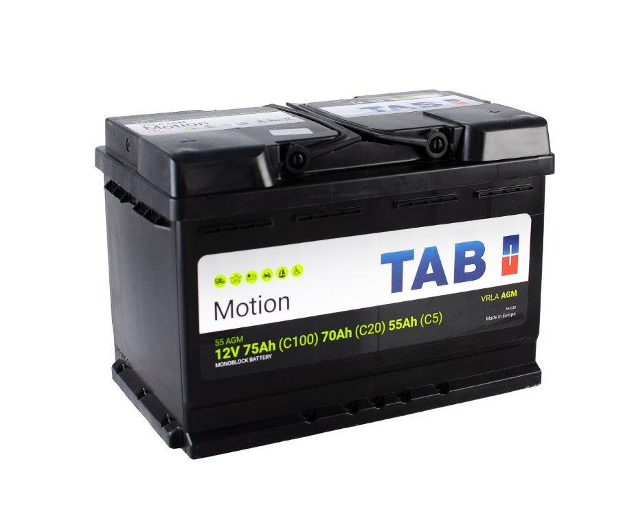 Аккумулятор стационарный гелевый Tab Motion AGM 75 Ah 12 V