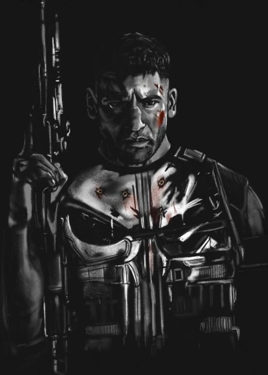 Картина GeekLand Punisher Fan-art 60х40 см (PS.09.027)
