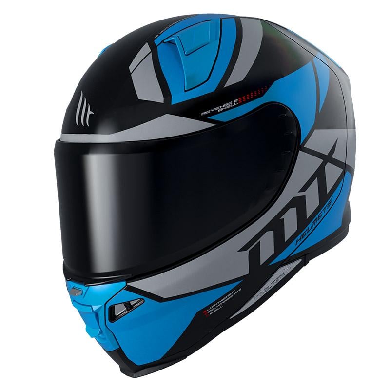 Мотошлем MT HELMETS Revenge 2 Scalpel A7 M Gloss Blue (15730) Мотошлем MT HELMETS Revenge 2 Scalpel A7 M Gloss Blue (15730)