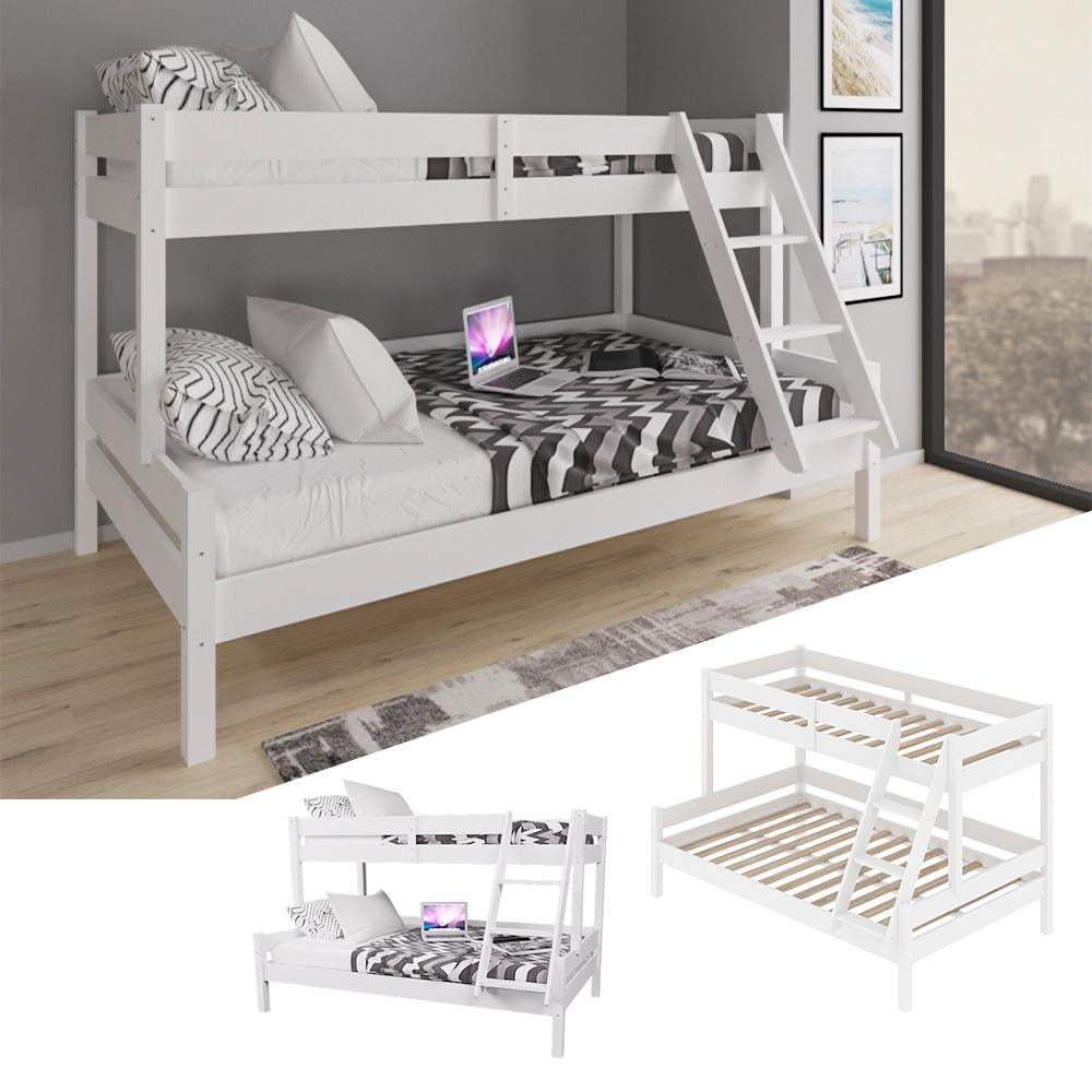 Кровать двухъярусная VitaliSpa 140х200 Натуральное дерево/Белый - фото 6 Кровать двухъярусная VitaliSpa 140х200 Натуральное дерево/Белый - фото 6