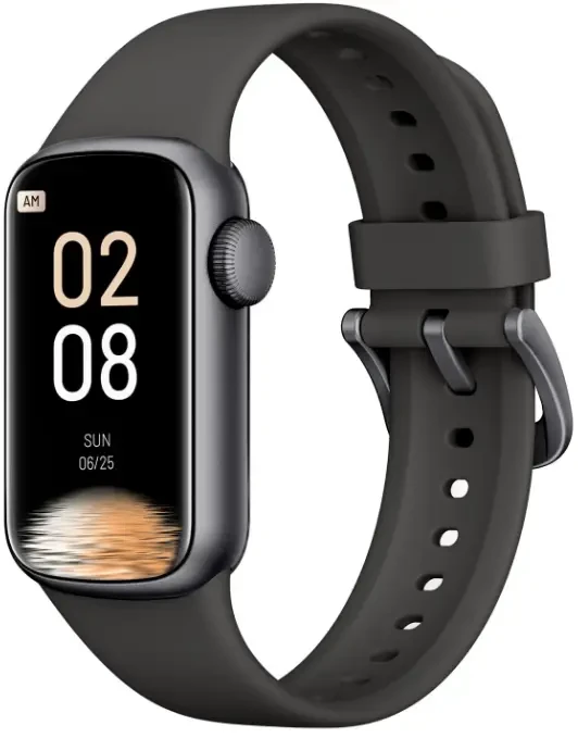 Смарт-часы B6 Fitness Tracker 1,47" дисплей 130+ режимов тренировок мониторинг сердца и SpO2 водонепроницаемые Черный