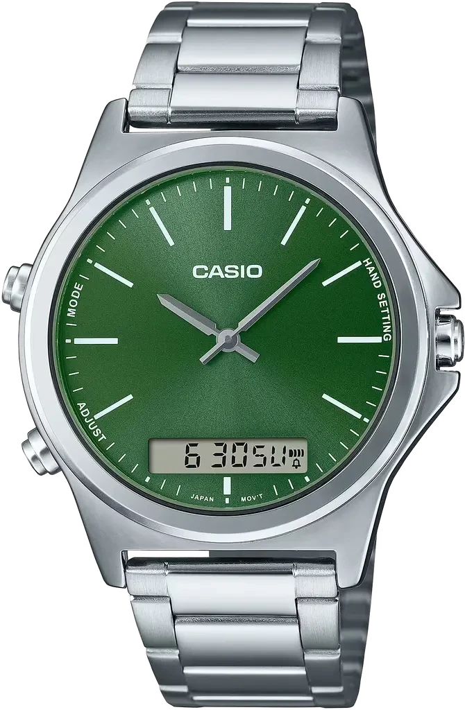 Наручные часы мужские Casio Timeless Collection MTP-VC01D-3E Зеленый (3150800038)