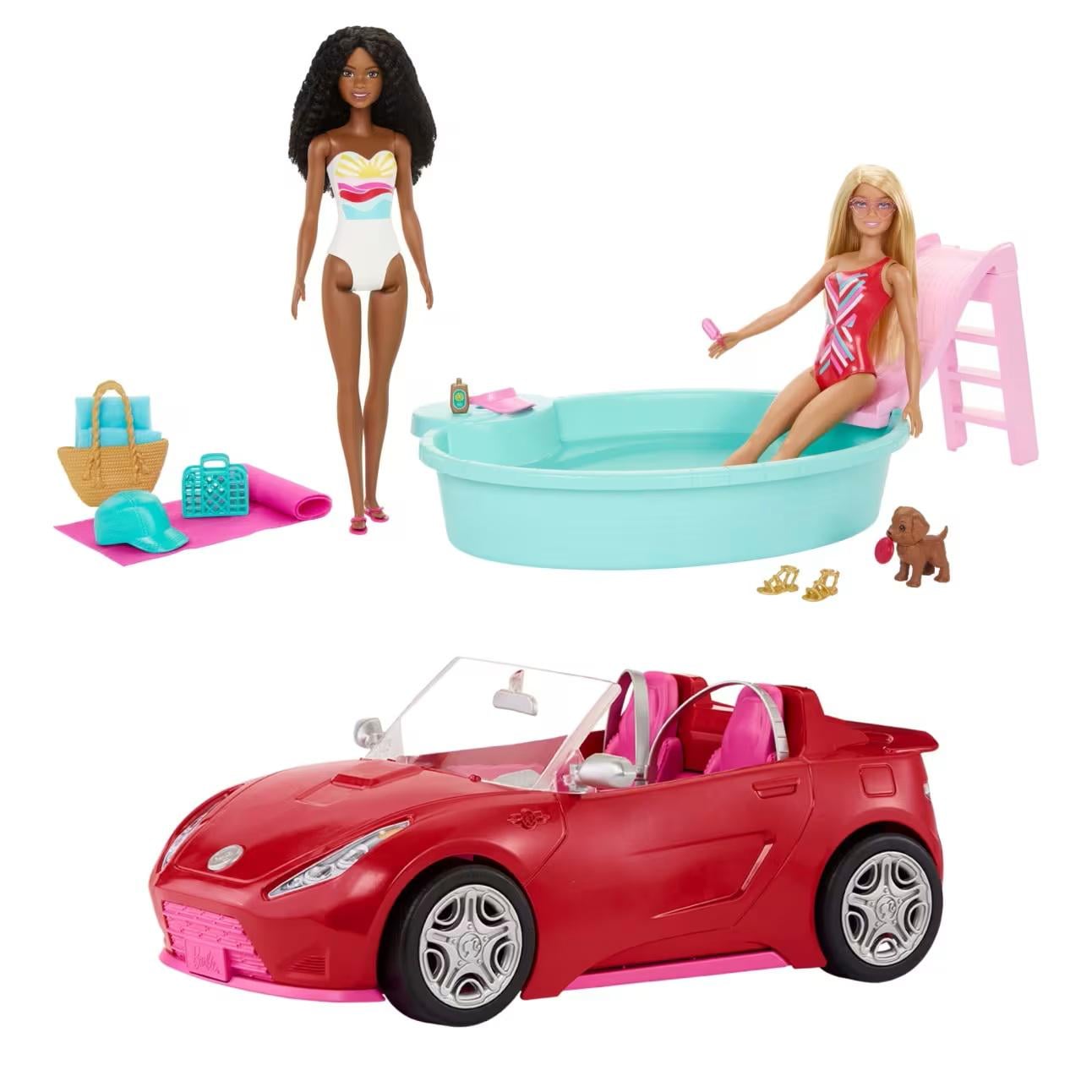 Игровой набор Барби Barbie Playset With 2 Dolls/Car/Pool and 15 Accessories (695632369)